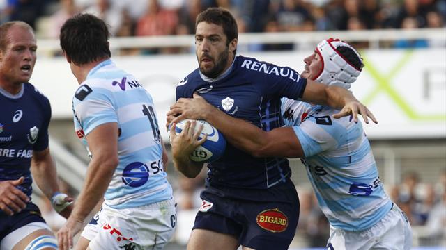 Castres freine l'élan du Racing