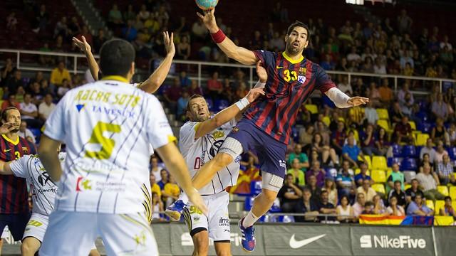 Granollers-Barcelona: Los azulgrana arrasan en el derbi catalán (20-34)