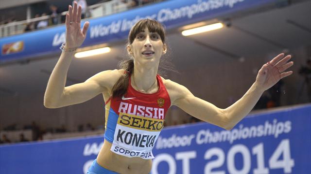 Конева – чемпионка мира в тройном прыжке