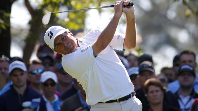 Couples leads charge of golden oldies at Augusta