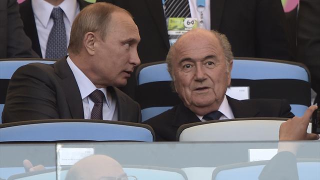 Putin dice que las detenciones quieren evitar la reelección de Blatter y el Mundial en Rusia