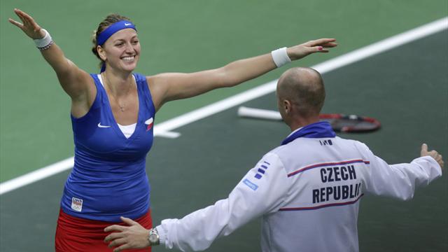 Kvitova seals title for Czech Republic