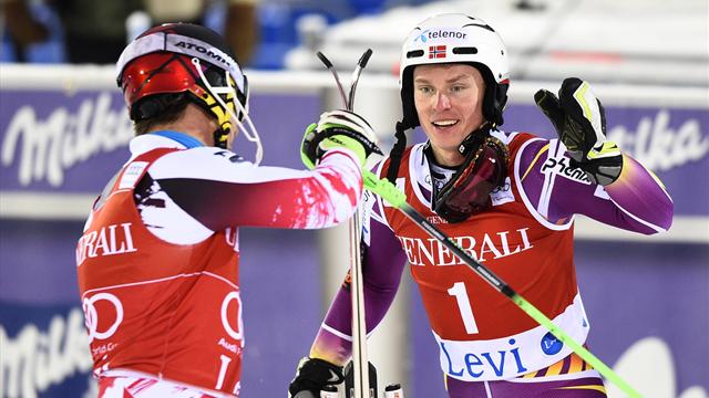 Vers un nouveau duel Hirscher-Kristoffersen entre les piquets