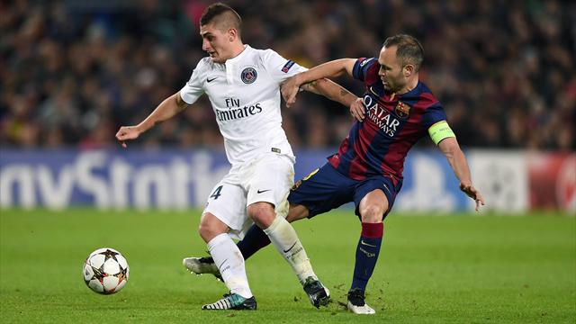Iniesta : « Verratti, un joueur incroyable avec un futur incroyable devant lui »