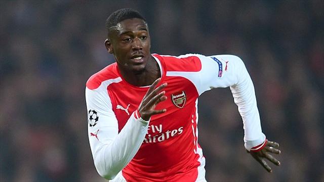 Crystal Palace have signed Arsenal striker Yaya Sanogo on loan until the end of the season