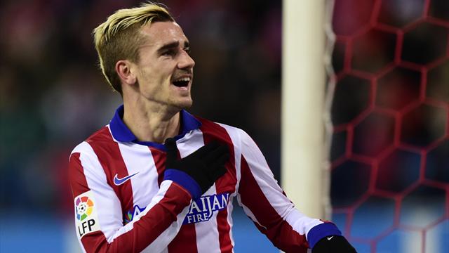 Griezmann porte l'Atletico et passe la barre des 50 buts Griezmann porte l'Atletico et passe la barre des 50 buts