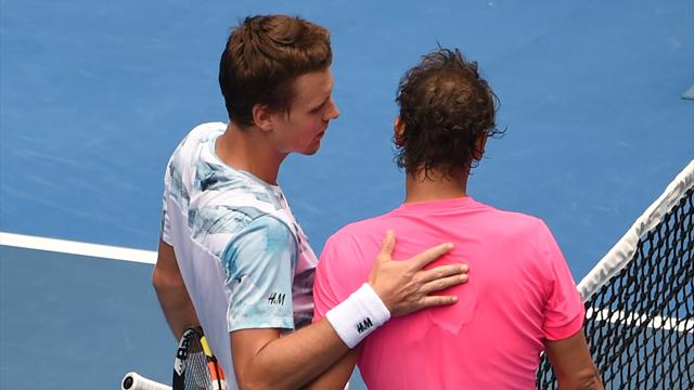 Nadal était très loin de pouvoir battre Berdych une 18e fois de suite Nadal était très loin de pouvoir battre Berdych une 18e fois de suite