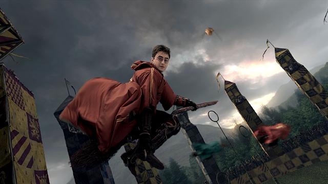 Muggle'lar quidditch arenasında!