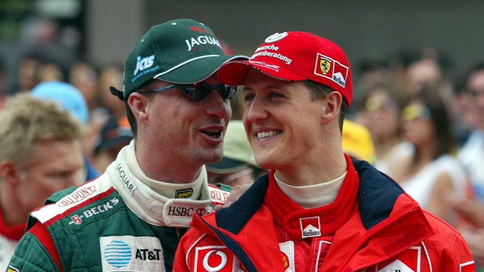 Эдди Ирвайн и Михаэль Шумахер - Eurosport
