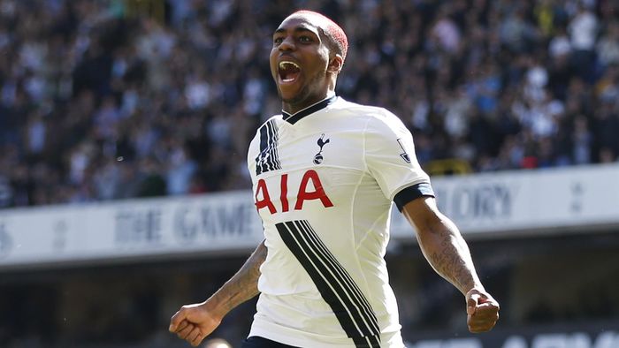 Danny Rose celebrates his goal