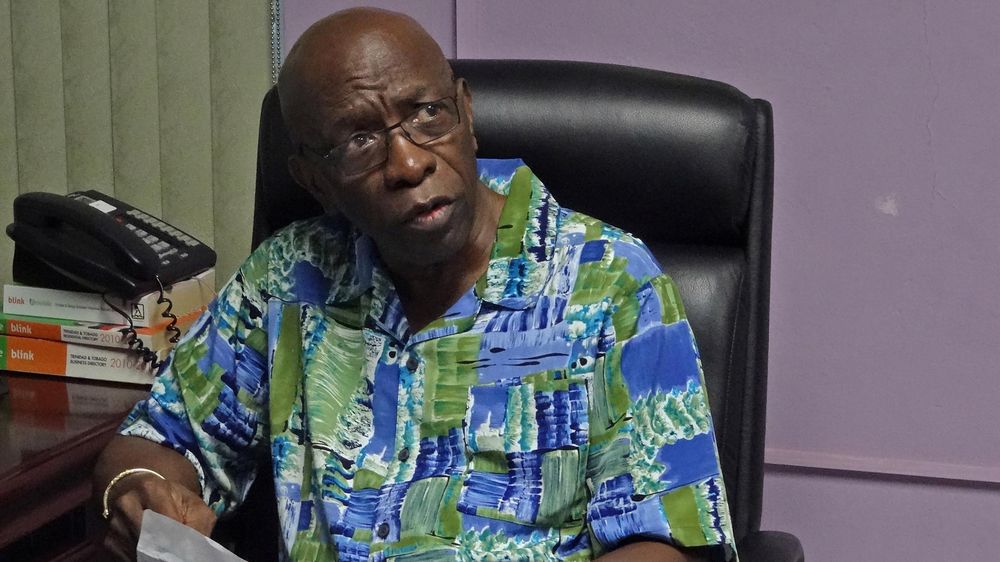 ndicted former FIFA vice president Jack Warner sits in his office on June 6, 2015 in Chaguanas, Trinidad and Tobago