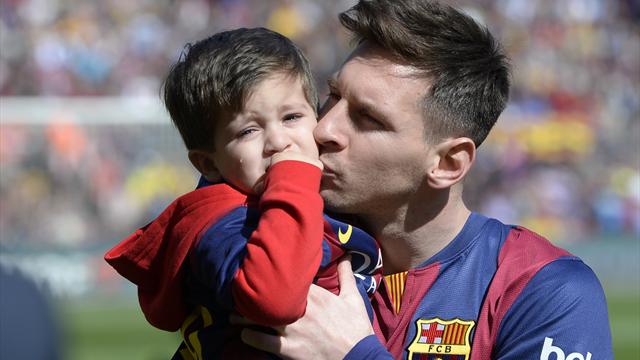 Quand le fils de Messi court dans les pas de son papa