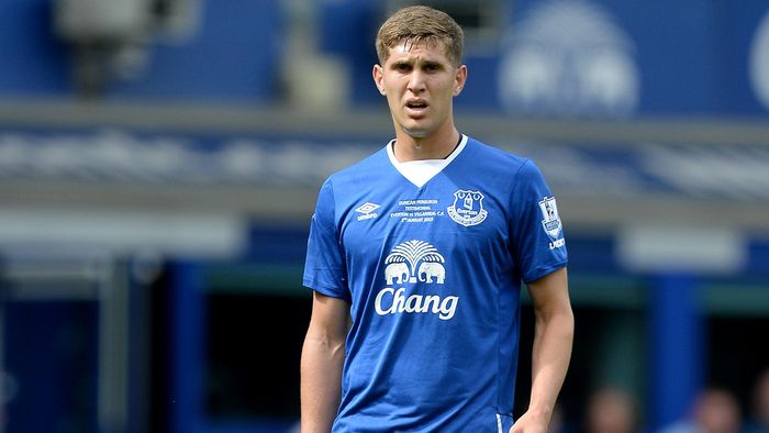 Everton's John Stones in action against Villarreal