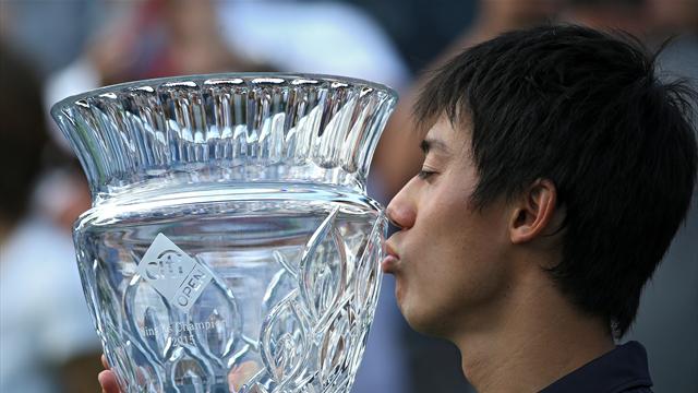 Nishikori dompte Isner pour son troisième titre de la saison