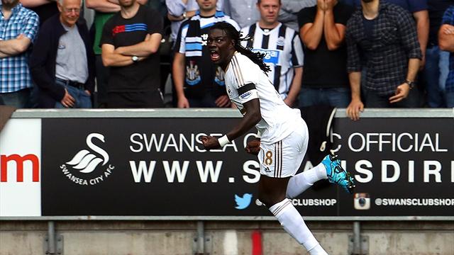 A Swansea, le duo Gomis-Ayew s’occupe de tout