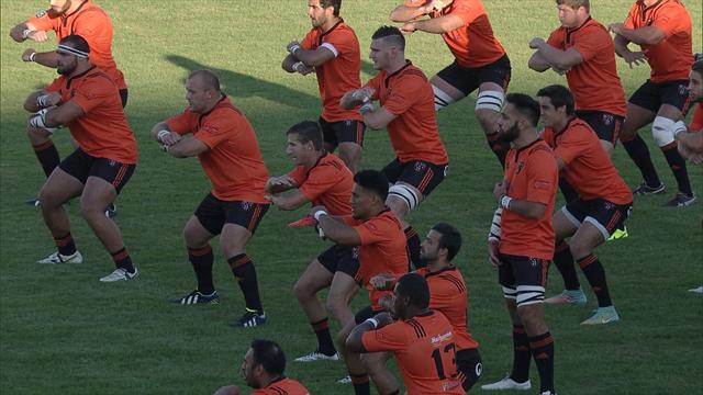 Le haka émouvant des joueurs de Narbonne en hommage à Jerry Collins