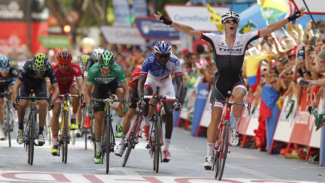Après une étape mouvementée, Stuyven règle le sprint
