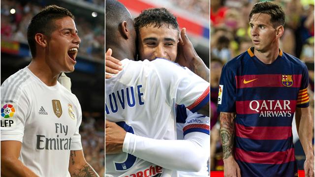 Aux côtés de James et Messi, Fekir s’est fait une place en pointe