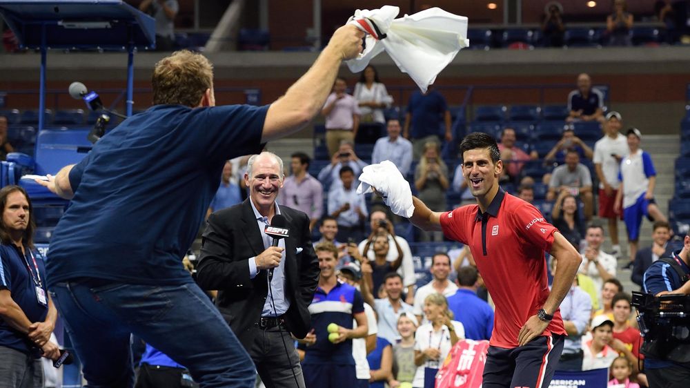 Novak Djokovic dancing