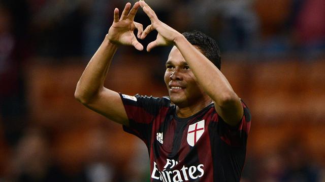 Un doublé de Bacca permet à l’AC Milan de repartir de l’avant