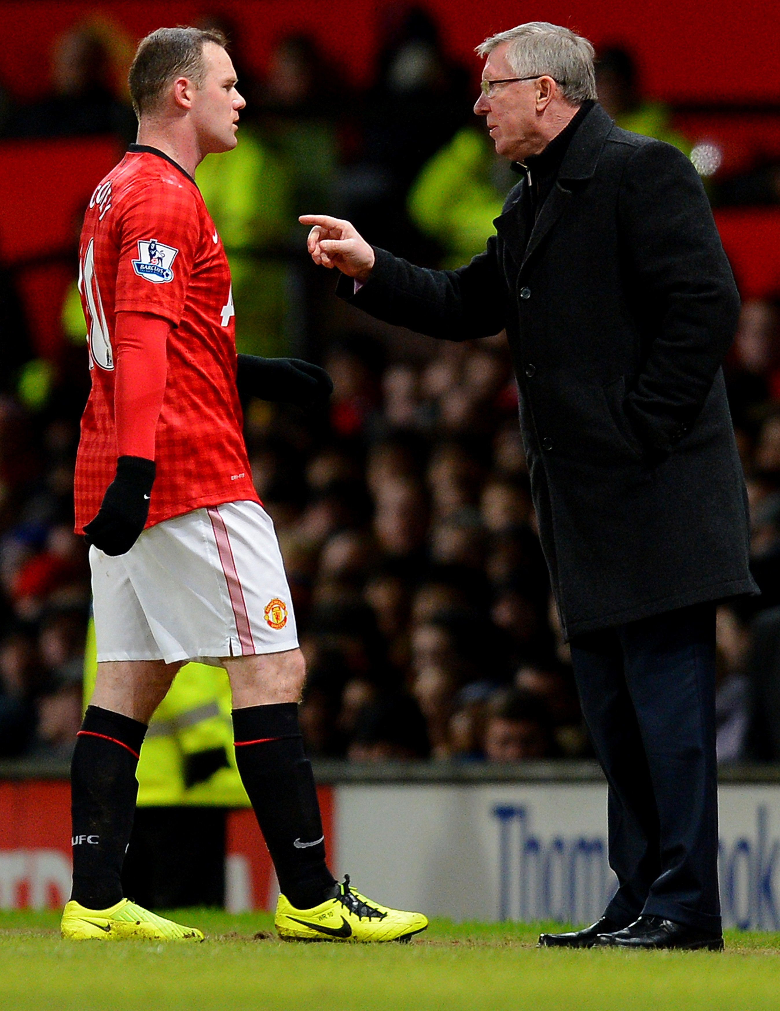 Wayne Rooney et Alex Ferguson