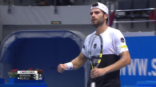 Berdych surpris d’entrée par Bolelli : les temps forts en vidéo