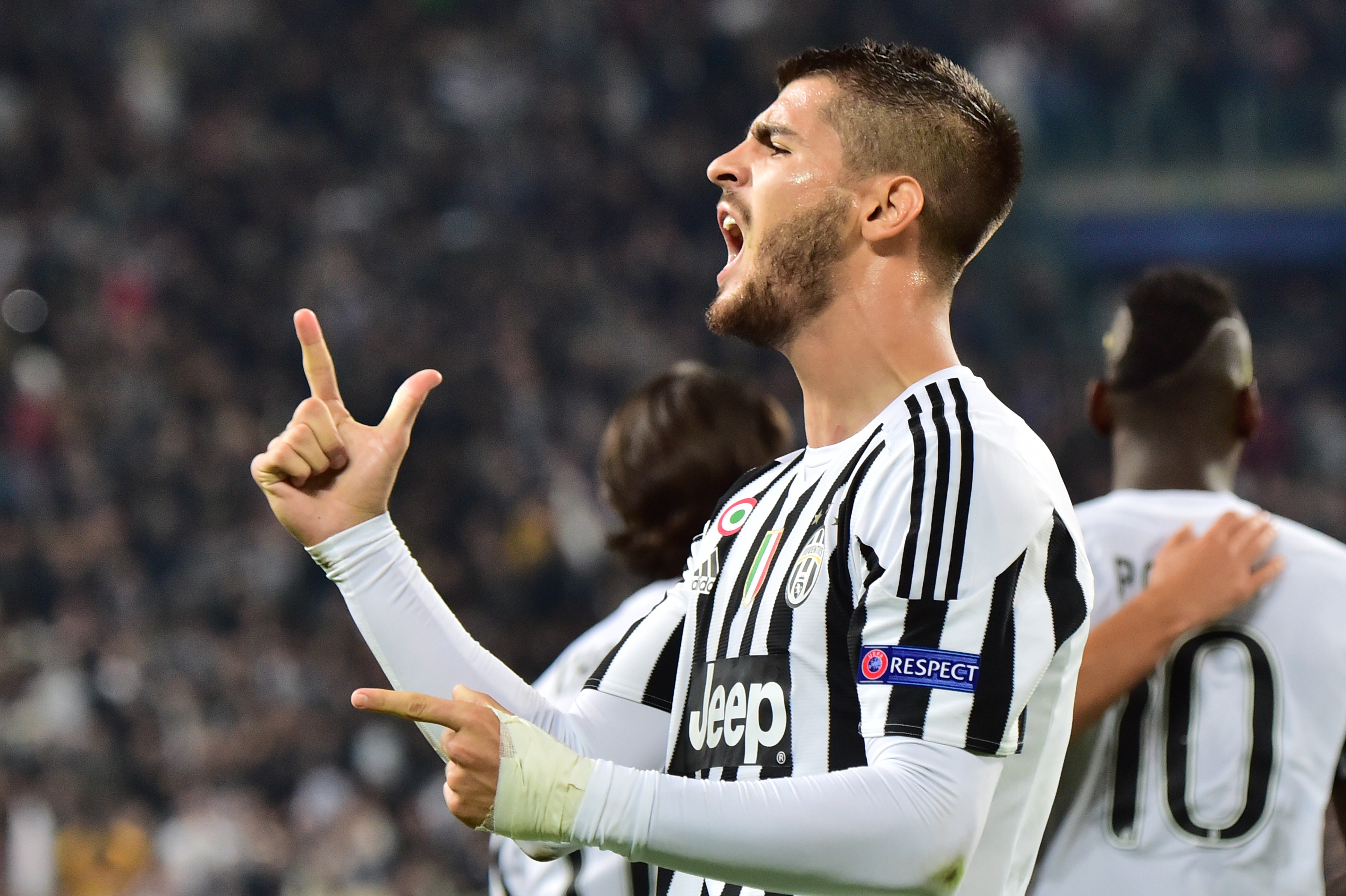 Alvaro Morata buteur avec la Juventus contre Séville