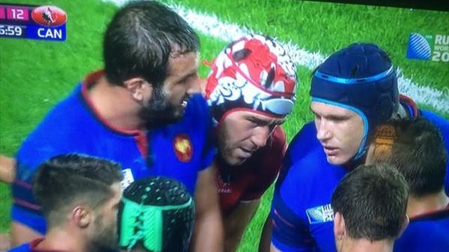 Cudmore s'est pris pour un joueur du XV de France...