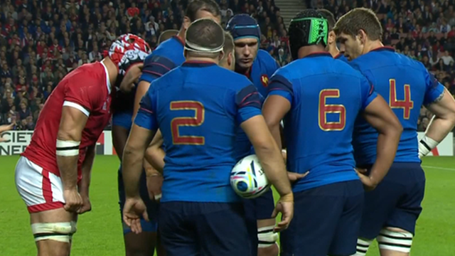 Cudmore s’est pris pour un joueur du XV de France…