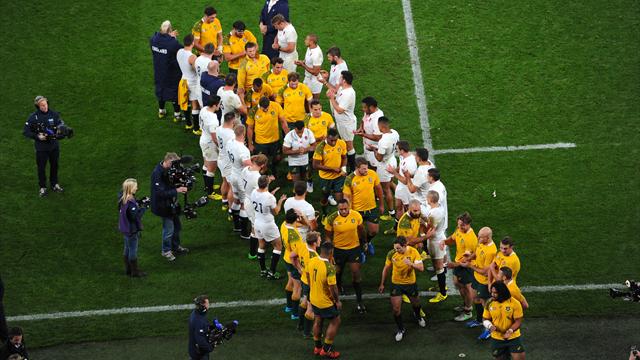 Même sonnés, les Anglais sont restés fair-play avec une belle haie d’honneur…