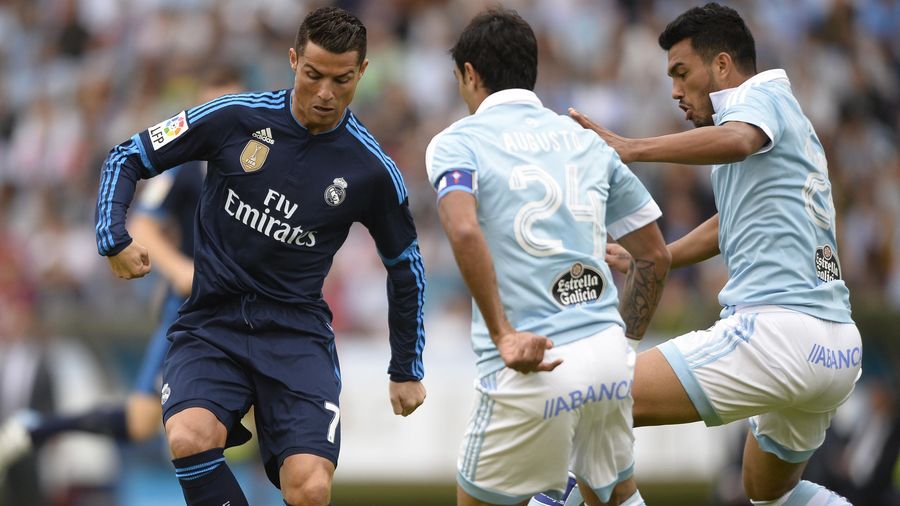 Cristiano Ronaldo (Real Madrid) face au Celta Vigo