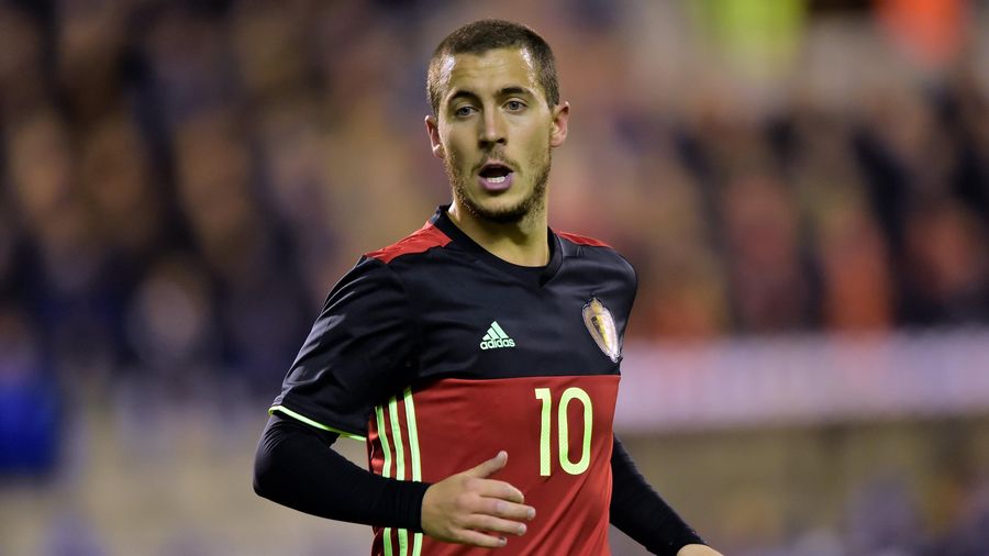 Eden Hazard avec la Belgique