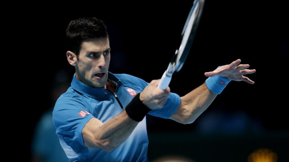 Novak Djokovic takes on Roger Federer at the ATP World Tour Finals
