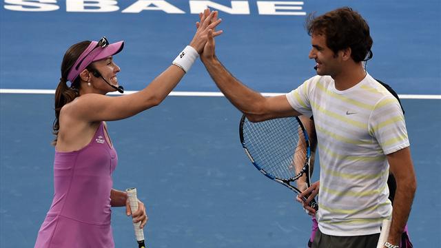 Federer et Hingis joueront ensemble aux JO de Rio