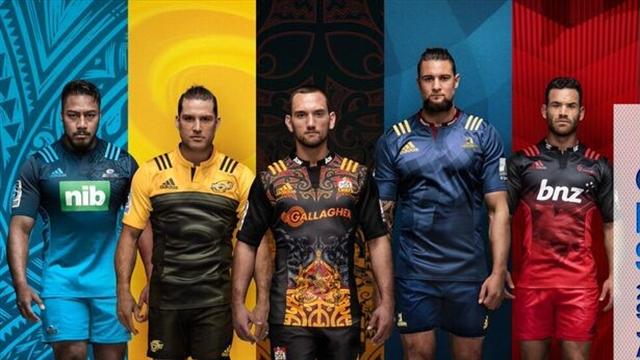 Les cinq franchises néo-zélandaises ont dévoilé leurs nouveaux maillots