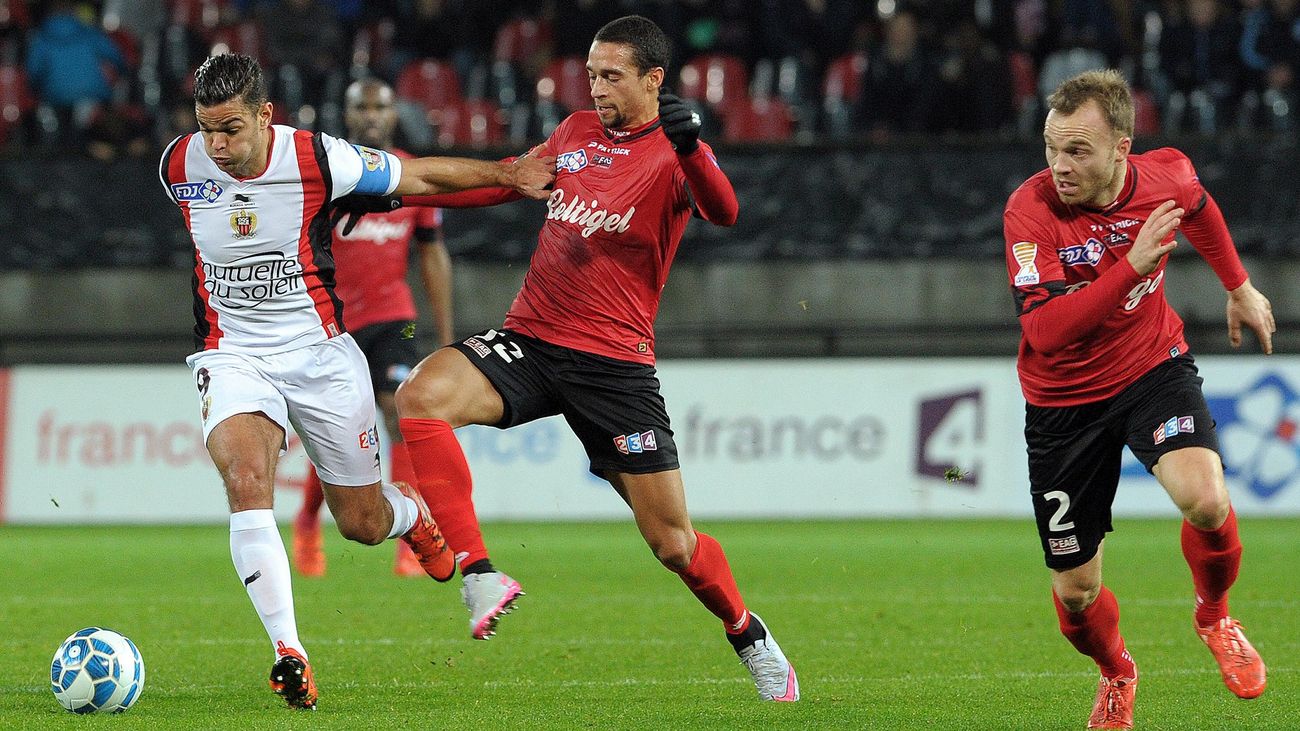 Ben Arfa, lors de Nice-Guingamp en Coupe de la Ligue