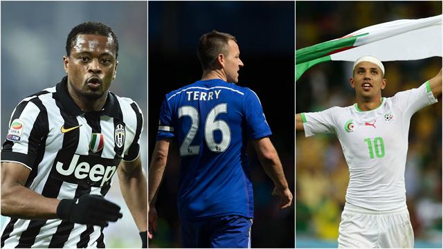Evra, Terry, Feghouli : ces joueurs de l’étranger qui seront "libres" au 1er janvier