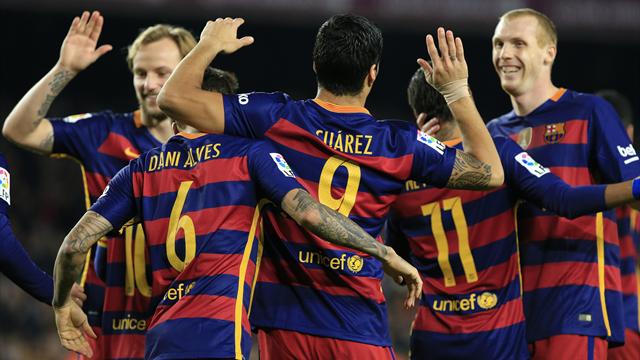 Des célébrations, la tête et un record de buts : le Barça s’est offert une dernière fête en 2015