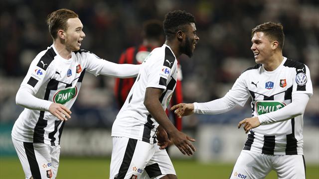 Rennes sort Nice au bout du suspense
