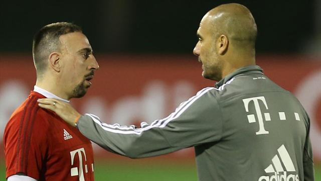 Guardiola : "Ribéry est l'un des joueurs les plus importants de l'histoire du Bayern"