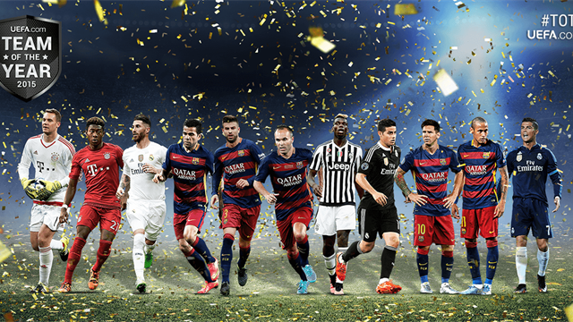 Pogba retenu, Messi plébiscité, le PSG oublié : ce qu'il faut retenir du onze de l'année UEFA