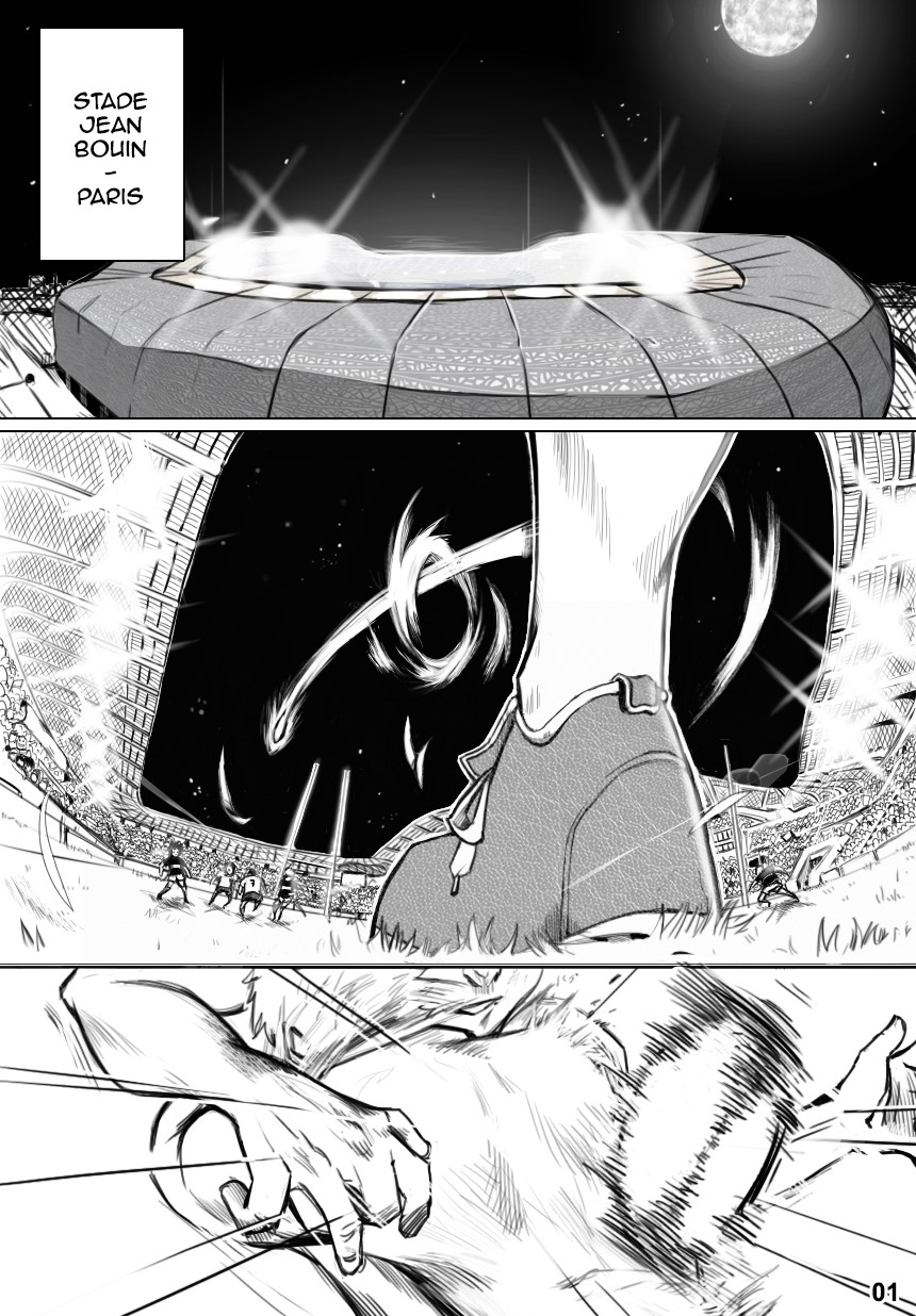Une des plances du premier chapitre du manga "Offload" - Crédit: Stade français