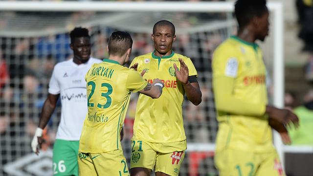 Renversés par Nantes, les Verts peuvent repartir frustrés