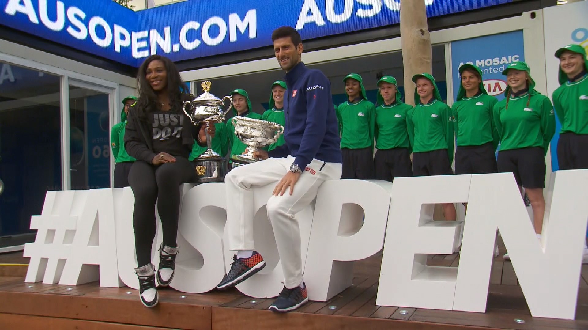 Серена Уильямс, Новак Джокович: жеребьевка Australian Open-2016