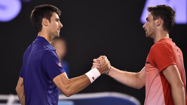 Comme prévu, Halys a perdu face à Djokovic, non sans être combatif