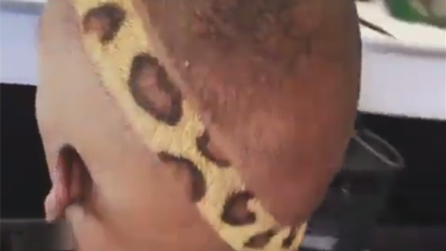 Comme son frère Paul, Florentin Pogba a succombé à la coupe de cheveux… façon léopard !