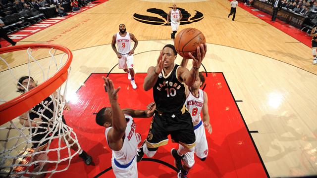 DeRozan et Lowry ont boosté Toronto face à New York : le résumé vidéo