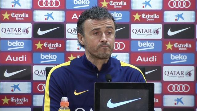 Luis Enrique : "J'attends de voir le Camp Nou plein à craquer" Luis Enrique : "J'attends de voir le Camp Nou plein à craquer"