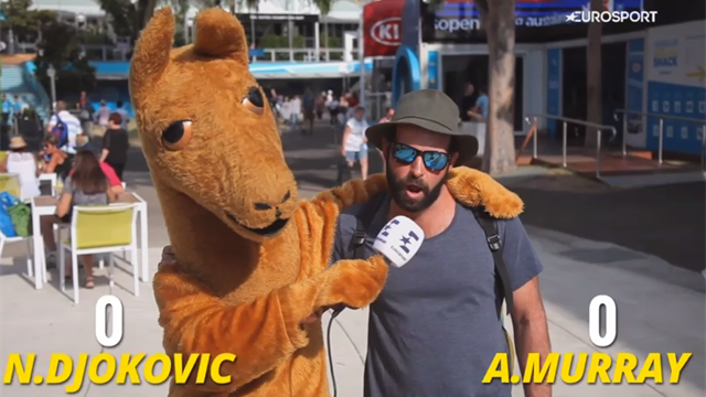 Djokovic ou Murray ? Les spectateurs de l’Open d’Australie se mouillent