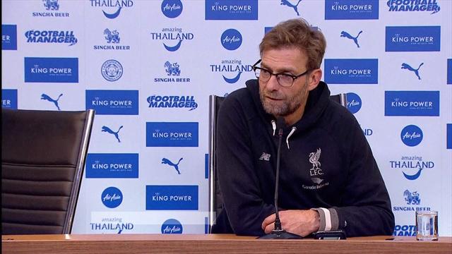 Klopp : "Génial d'être là le jour où Vardy marque le but du mois..." Klopp : "Génial d'être là le jour où Vardy marque le but du mois..."